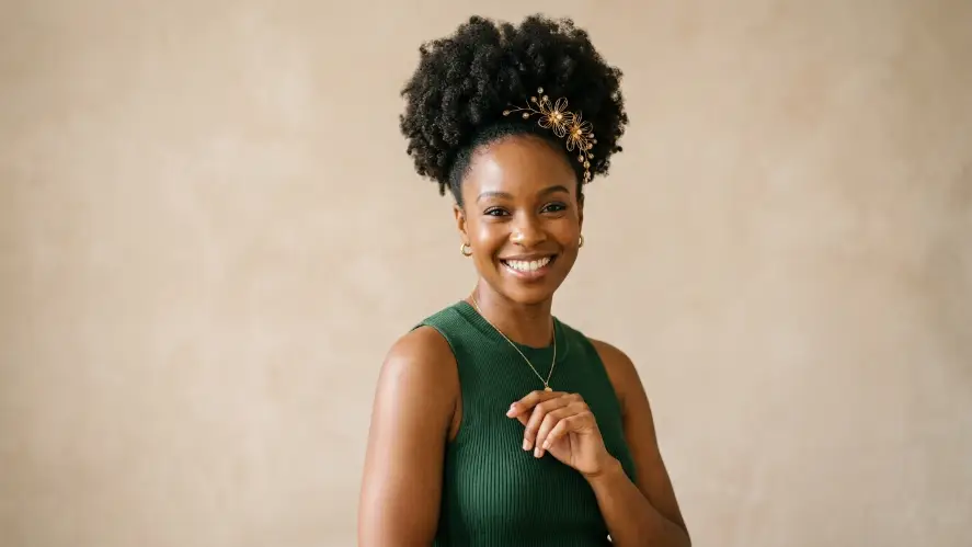The Short Afro Puff