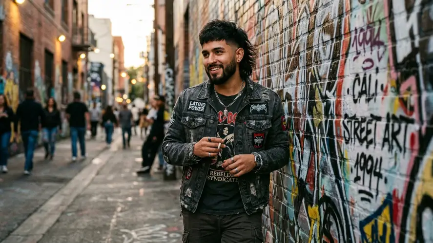 The Modern Mullet with Taper Fade