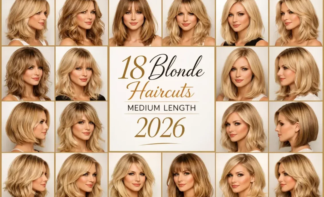18 Stylish Blonde Haircuts Medium Length Ideas 2026