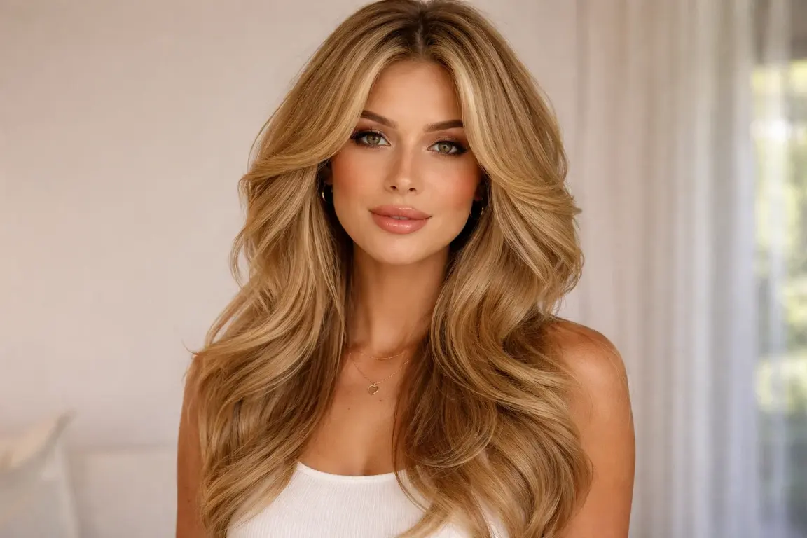 Butterfly Cut in Honey Blonde