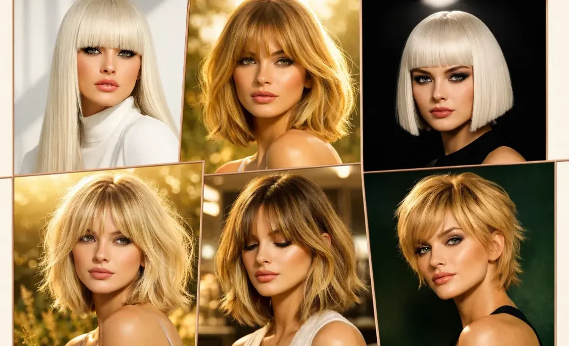 17 Blonde Haircuts with Bangs Stylish Trend Ideas 2026 Now