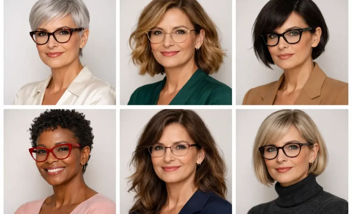 15 Ideas Haircuts for Women Over 50 with Glasses BestLooks