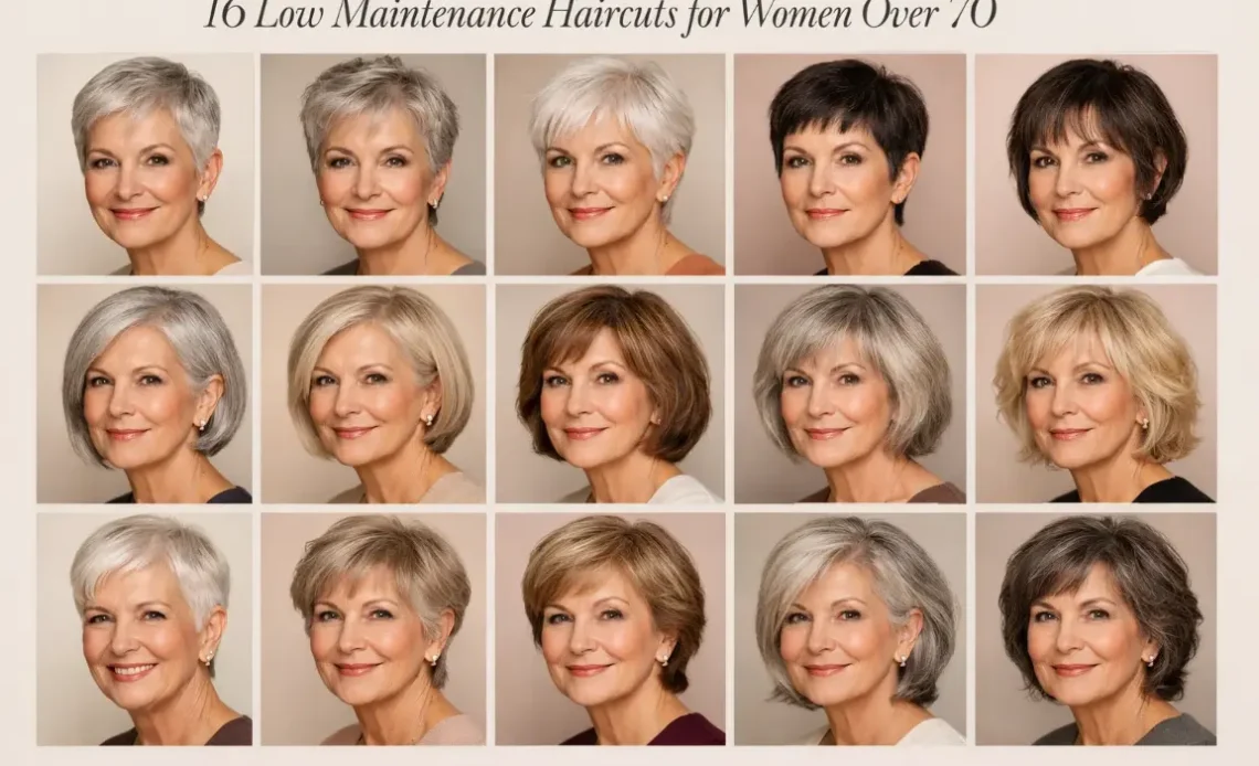 16 Low Maintenance Haircuts for Women Over 70 – Chic Styles