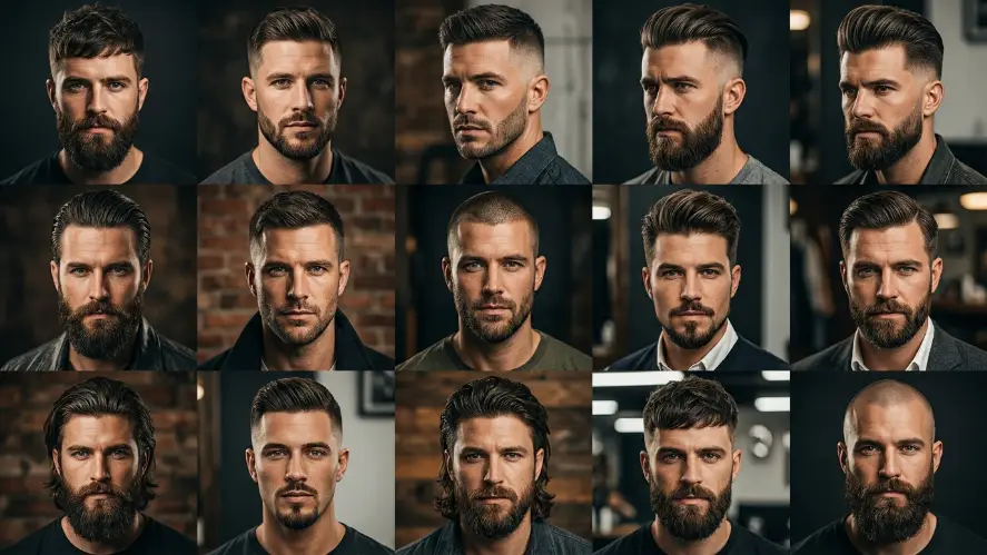15 Beard Friendly Haircuts for a Bold Masculine Look Guide