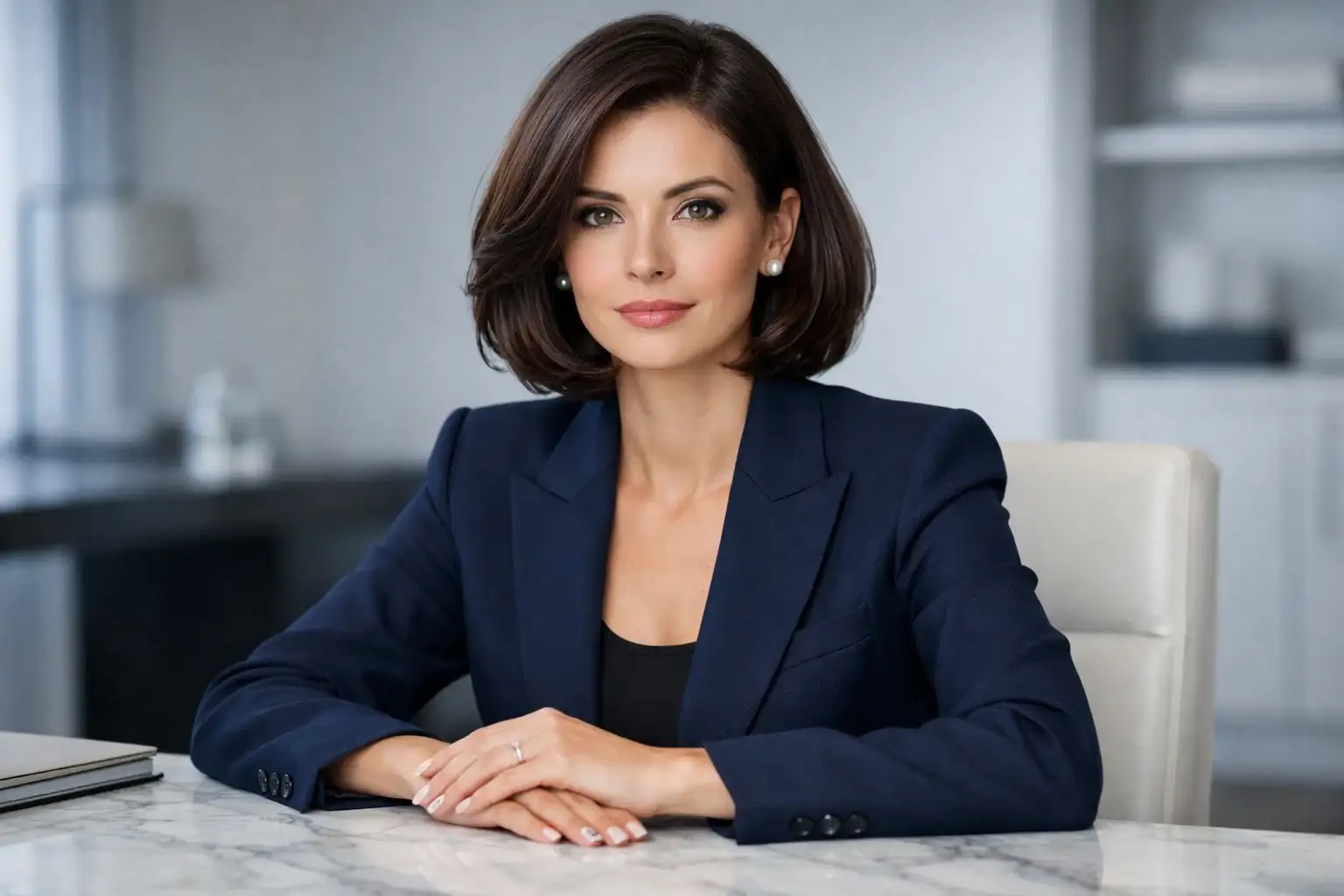 The Brunette Shoulder Length Bob