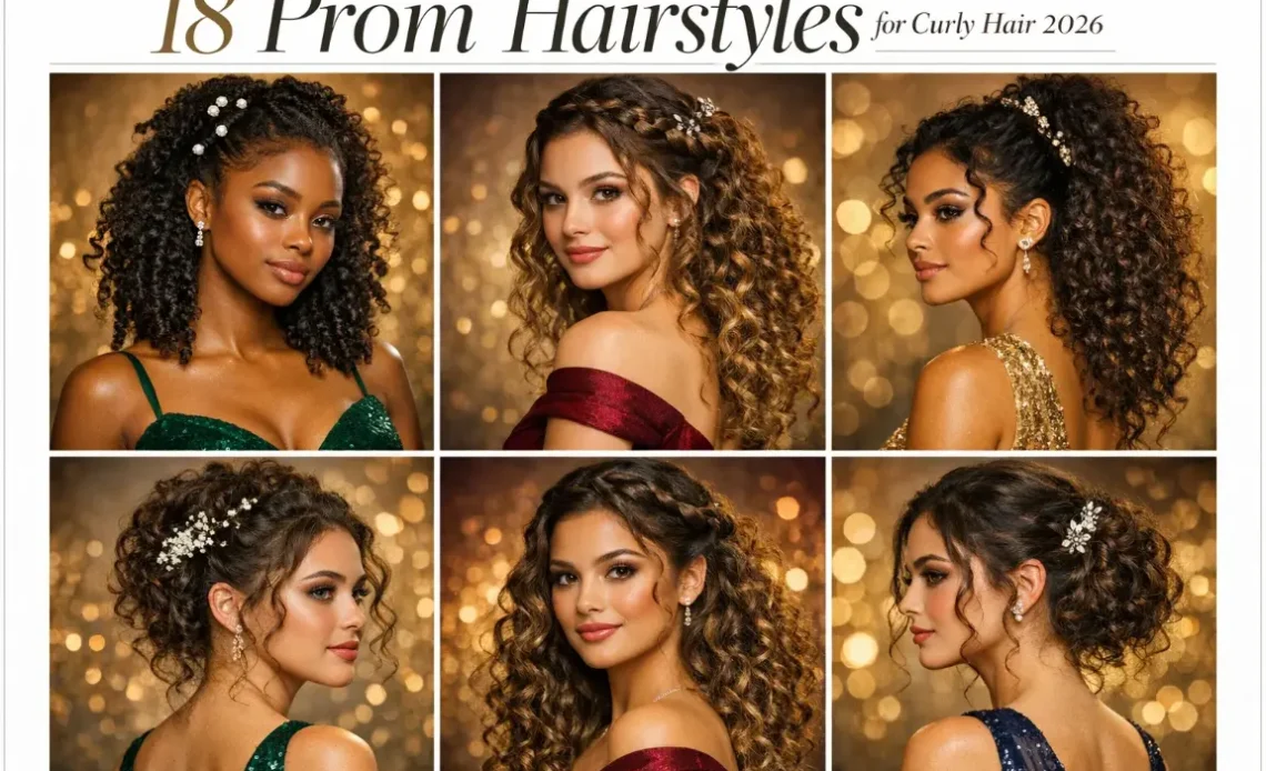 18 Stylish Ideas Prom Hairstyles for Curly Hair 2026