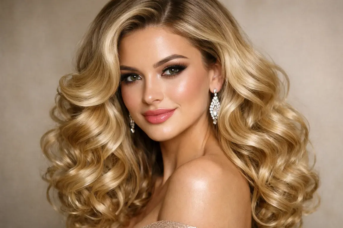 Butterfly Clip Curly Style