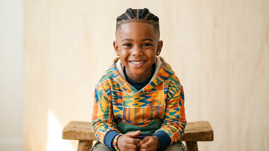 Low Fade with Twists or Braids