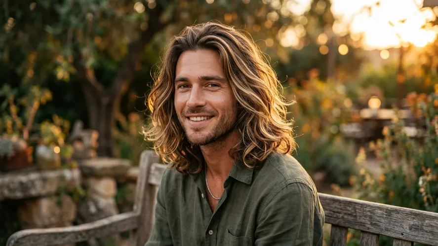 Sun-Kissed Balayage for Men
