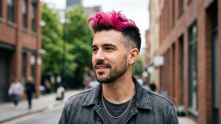 Pink Undercut with Dark Sides