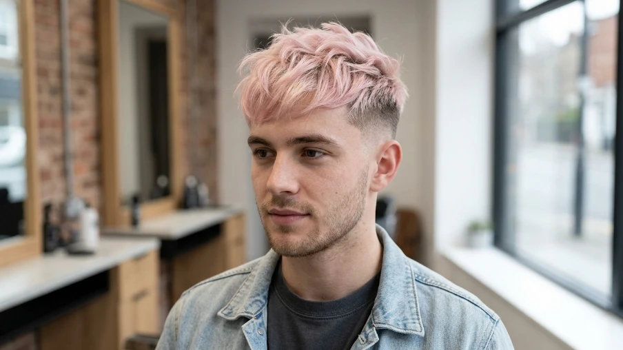 Pastel Pink Textured Crop