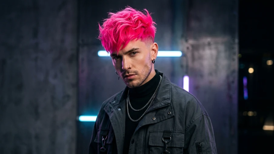 Bold Neon Pink Statement Look