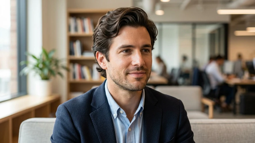 Classic Wavy Haircut with a Modern Finish