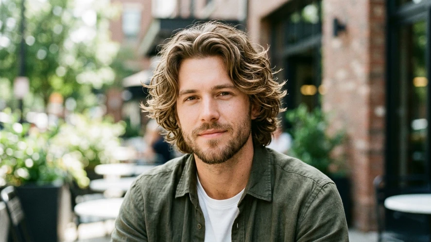 Medium Length Wavy Hairstyle with Layers