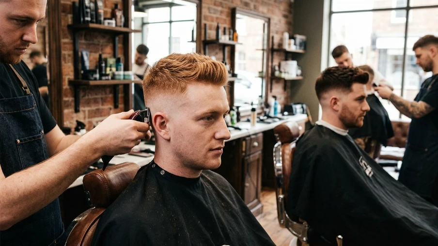 Auburn Fade Haircut