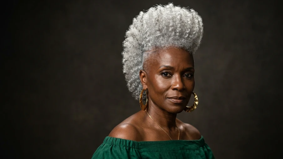 The Natural Afro Mohawk