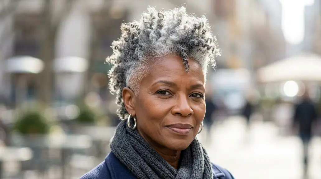The Silver Textured Mohawk