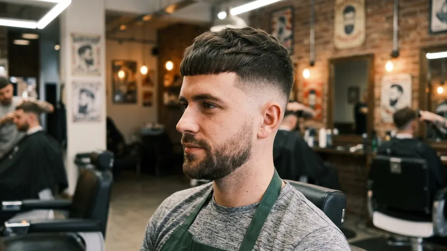 The Caesar Fade Haircut