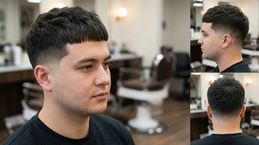 The Low Fade Caesar Cut