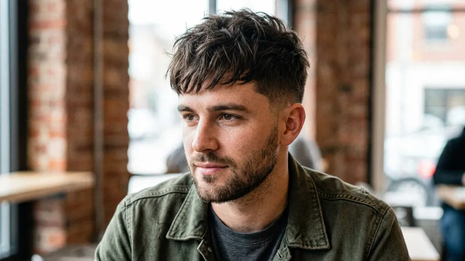 The Messy Caesar Hairstyle