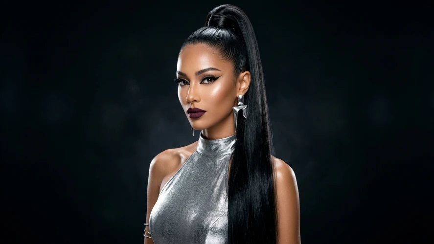 High Sleek Ponytail