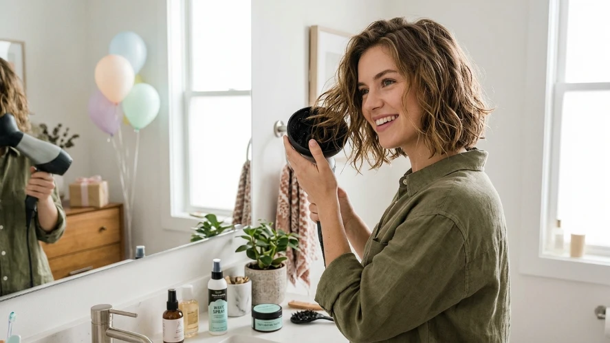 Textured Bob with Volume