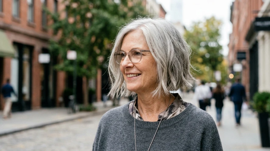 The Textured Bob with Piece-y Ends
