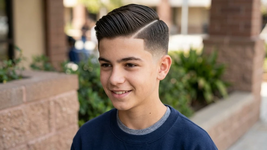 The Comb Over Boys Hairstyle