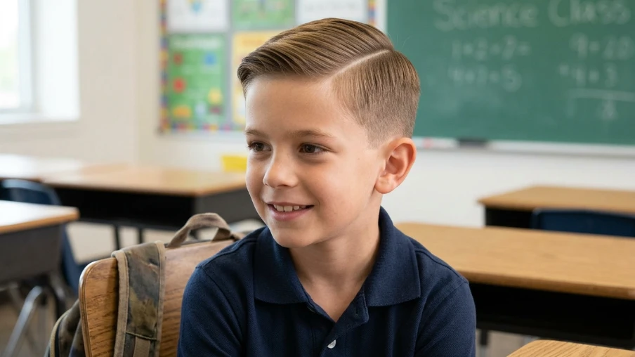 The Side Part Boys Haircut