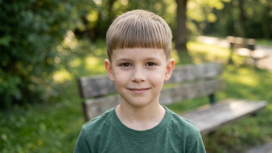 The Caesar Cut for Boys