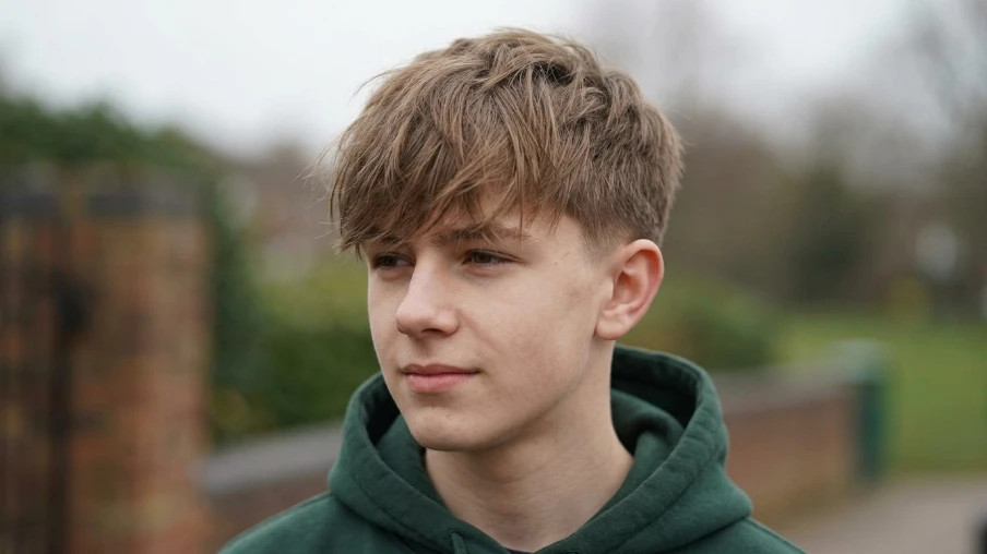 The Messy Fringe Boys Cut