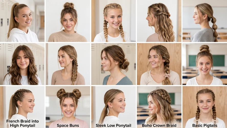15 Hairstyles for School Ideas for Cute DailyTop Looks 2026