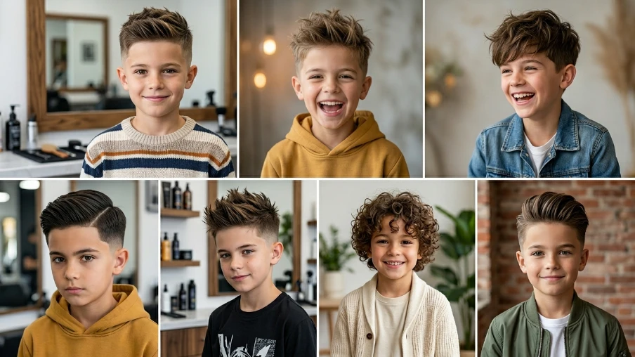 16 Boy Hairstyles Cool Cuts for Kids Trends 2026 Up Now New