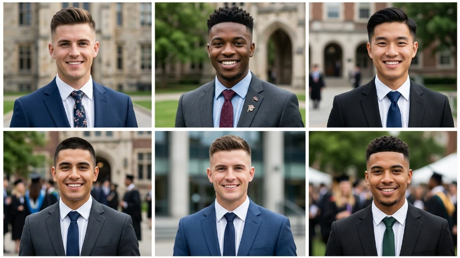17 clean sharp short hairstyles for men on graduation day