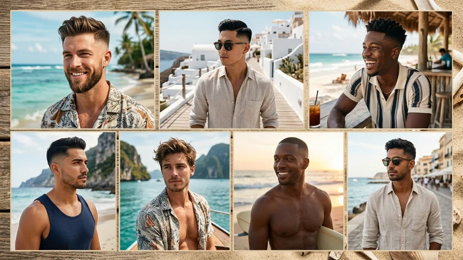 17 Stylish Haircuts for Men to Rock on Vacation 2026 Today