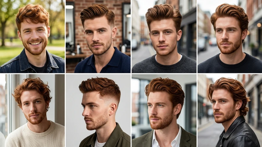 16 Modern Auburn Hairstyles Every Man Can Pull Off in 2026