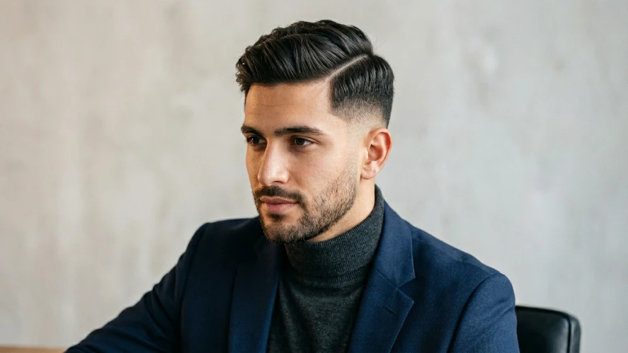 The Taper Fade Comb Over