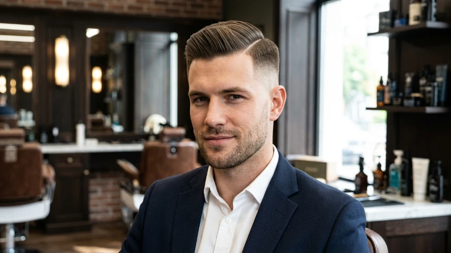 The Classic Comb Over Fade