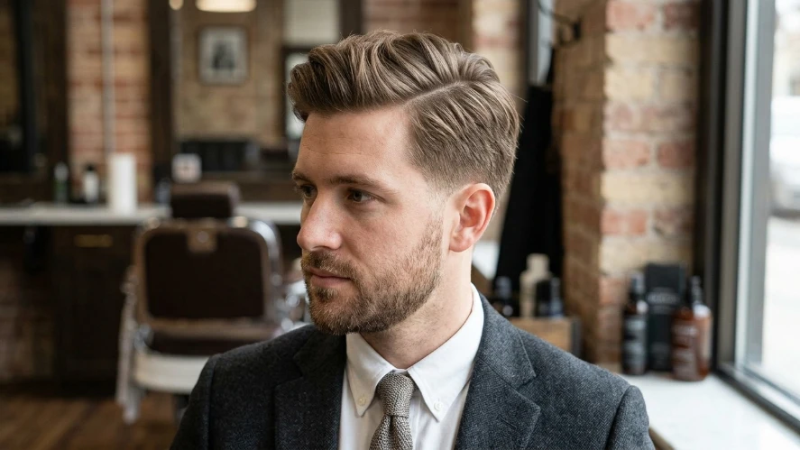 The Medium Length Comb Over