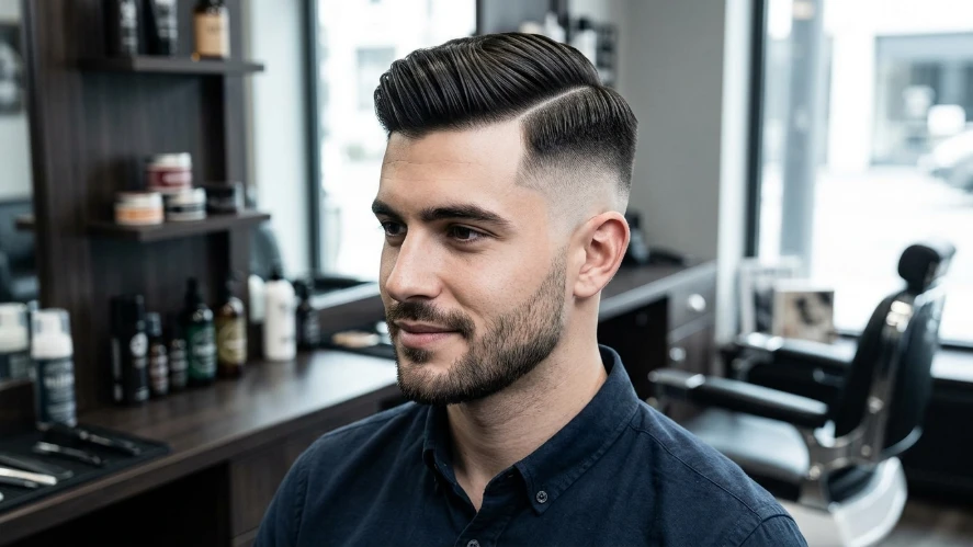 The Skin Fade Comb Over