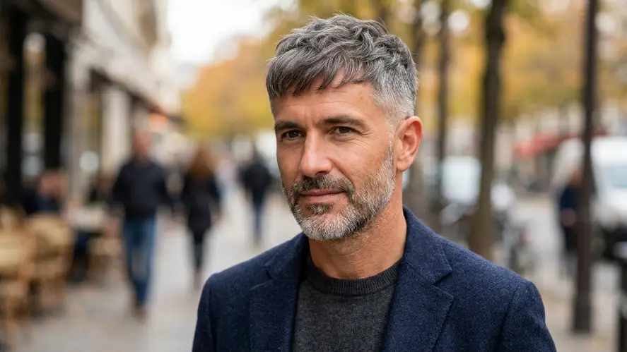The French Crop for Older Men