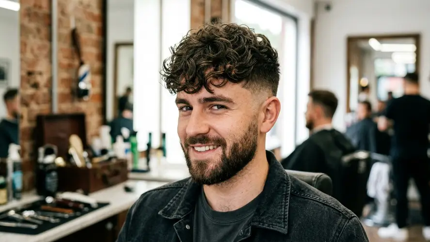 The French Crop with Curly or Wavy Hair