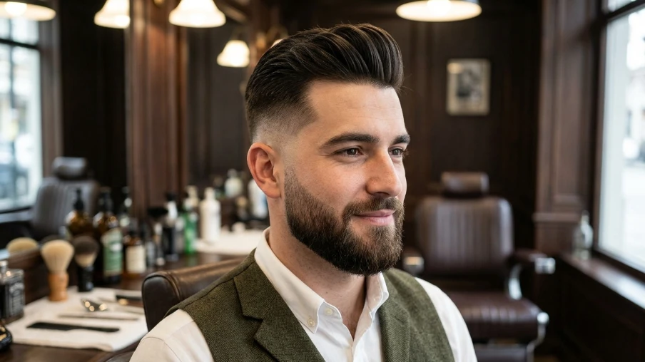 The Fade with Beard Style