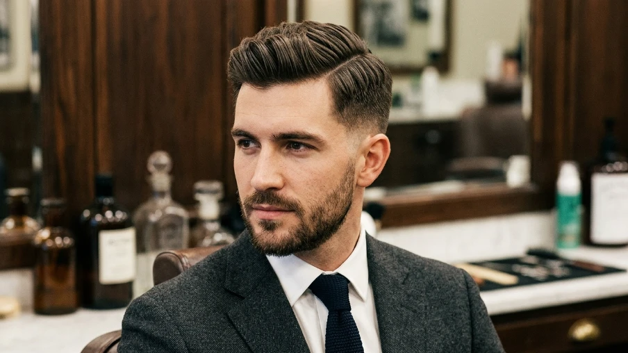 The Luxury Gentleman Haircut with Defined Texture