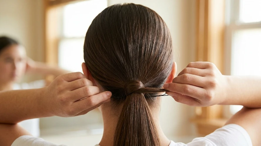 Sleek Low Ponytail