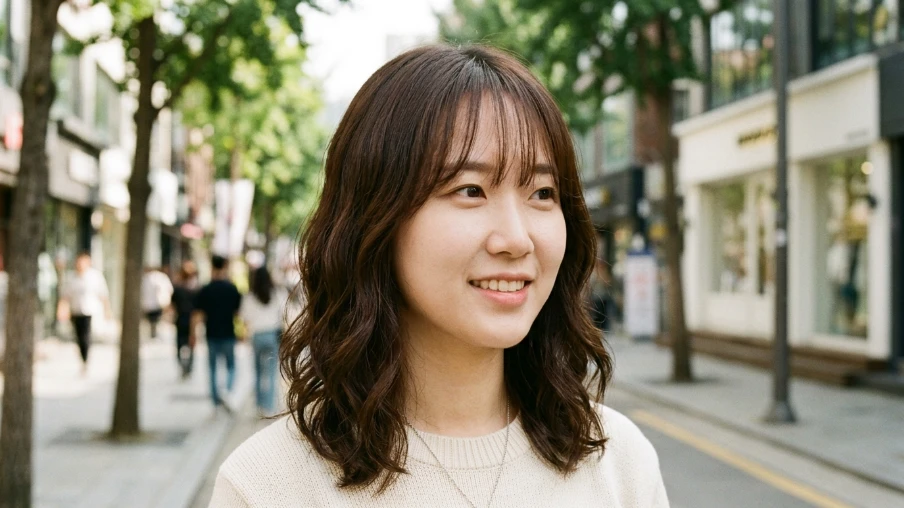 Korean-Inspired See-Through Bangs