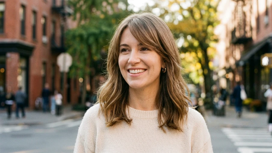 Shoulder Length Hair With Side Bangs