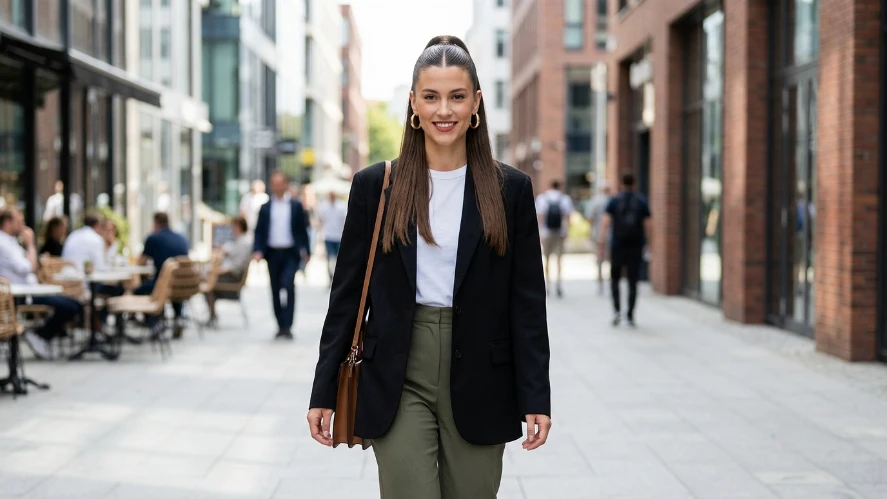 The Sleek High Half Up Ponytail