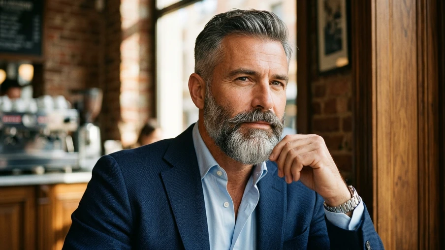 Salt and Pepper Beard Style