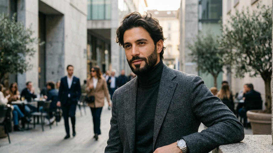 Italian Beard with Long Hair